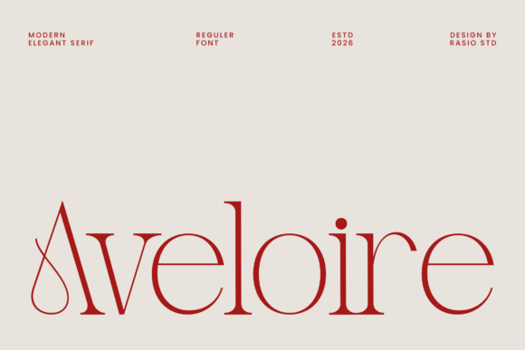 Aveloire: A Modern Serif for Timeless Elegance