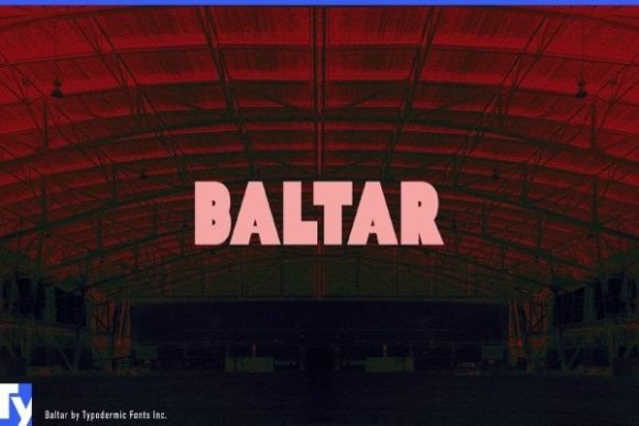 Baltar: The Unapologetically Heavy Sans Serif with Character