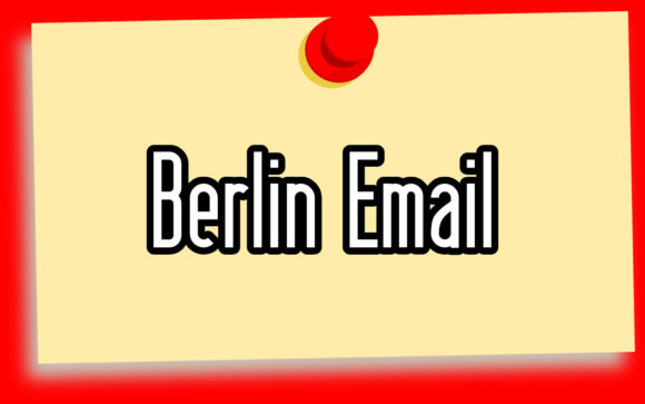 Berlin Email: The Creative Retro Font for Modern Projects