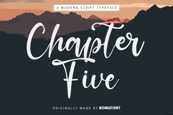 Chapter Five: A Modern Handwritten Font for Creative Projects