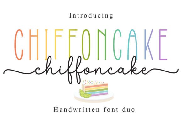 Chiffoncake Duo: The Modern Font with a Romantic Soul