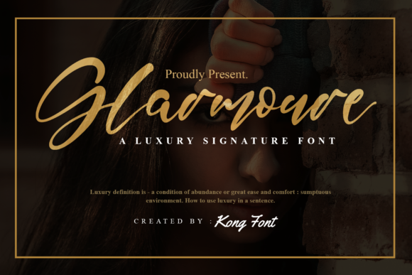 Glarmoure: A Handwritten Script Font for Modern Creators