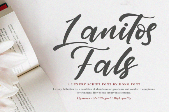 Lanitos Falls: Modern Script for Creative Projects