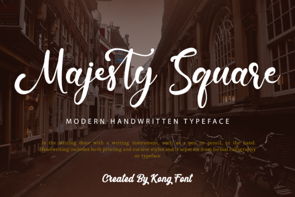Majesty Square: A Modern Script for Authentic Branding