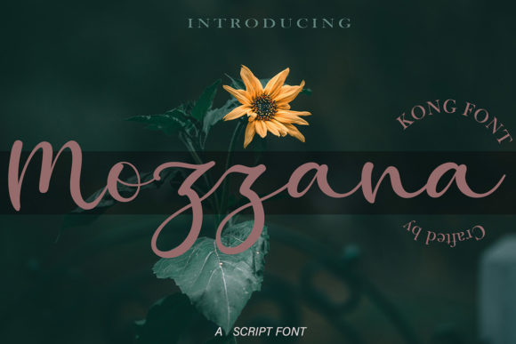Mozzana: The Modern Script Font for Crafters and Designers