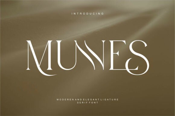 Munnes: The Vintage Serif Font for Modern Designers