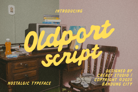 Oldport Script: A Vintage Handwritten Typeface for Modern Projects