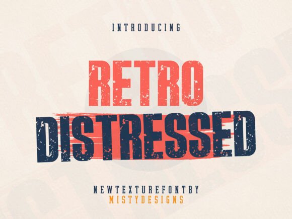 Retro Distressed: Adding Vintage Grit to Modern Design