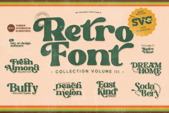 Retro Groovy Bundle: A Designer's Throwback Toolkit