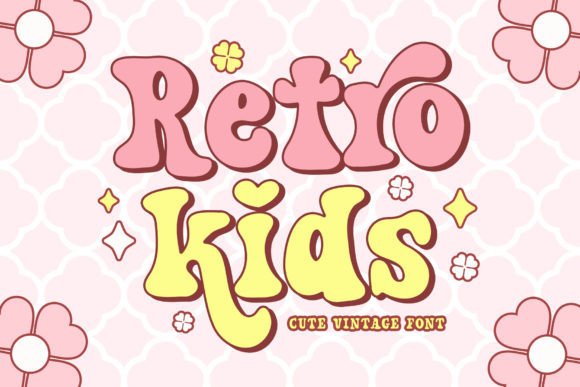 Retro Kids: A Cute Serif Font for Vintage & Groovy Projects