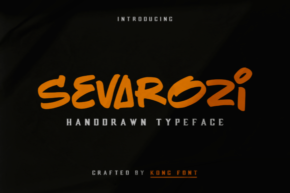 Sevarozi: A Modern Handwritten Font for Bold Creative Projects