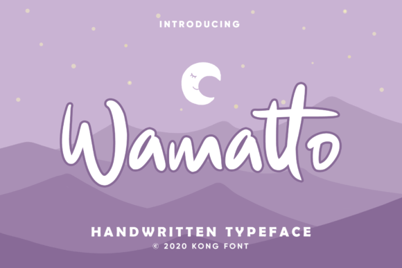 Wamatto: A Handwritten Font with Modern Energy